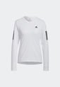 Camiseta Manga Larga Blanco-Negro adidas Performance Own The Run de adidas Performance