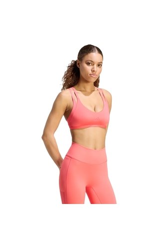 Top Deportivo Turquesa Adidas Optime Workout Strappy Sujeción Ligera Rosa adidas Performance