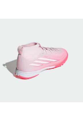 Guayos Rosado Adidas F50 Sparkfusion League Caña Media Pasto Artificial Niños Rosa