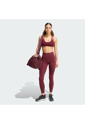 Top Deportivo Turquesa Adidas Optime Workout Strappy Sujeción Ligera Rojo
