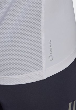 Camiseta Manga Larga Blanco-Negro adidas Performance Own The Run