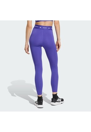 Licra Entrenamiento Morada Adidas 7/8 Techfit Mujer