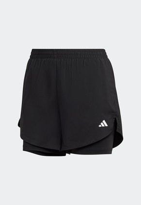 Short Negro-Blanco adidas Performance Aeroready Minimal