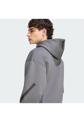 Buzos Y Súeteres Blanco Adidas Chaqueta Deportiva Z.N.E. Cierre Frontal Gris