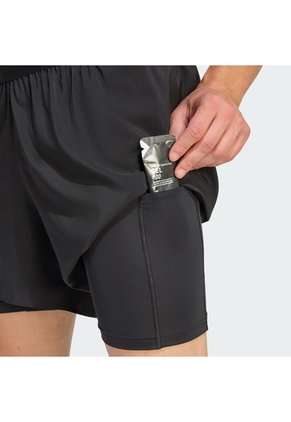 Shorts Running Negro Adidas Adi365 Essentials 2 En 1 Hombre