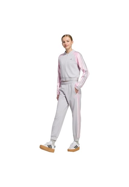 Conjunto Gris Adidas Satén Niñas