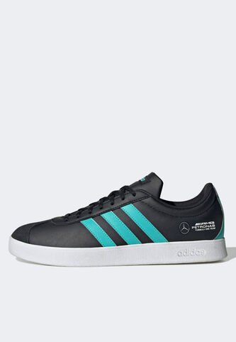 Tenis Lifestyle Negro-Blanco-Verde Tutquesa adidas Sportswear VL Court Mercedes - AMG Petronas F1 Team adidas Performance