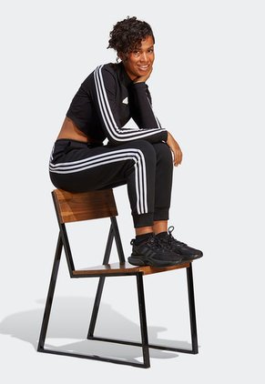 Jogger Negro-Blanco adidas Performance Future Icons 3 Rayas