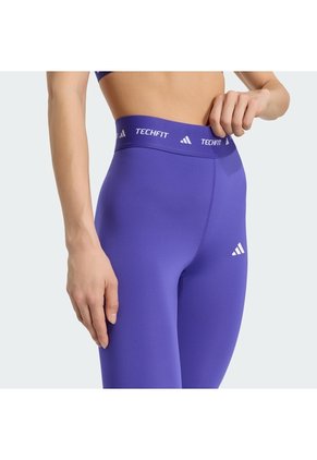 Licra Entrenamiento Morada Adidas 7/8 Techfit Mujer