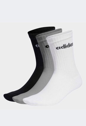 Medias x3 adidas Performance Linear Crew Multicolor