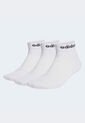 Medias Trío adidas Performance Linear Blanco de adidas Performance