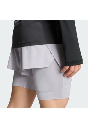 Shorts Running Gris Adidas Adi365 Climacool+ 2 En 1 Hombre
