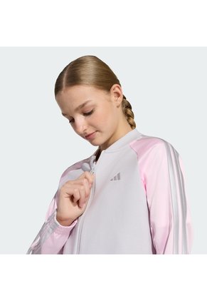 Conjunto Gris Adidas Satén Niñas