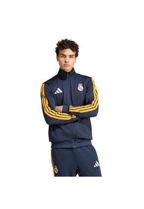 Chaqueta Fútbol Azul Adidas DNA Real Madrid Hombre
