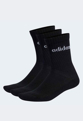 Medias Trío adidas Performance Linear Crew Negro