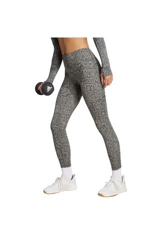 Licra Entrenamiento Verde Adidas 7/8 Optime Primelift Snake Mujer adidas Performance