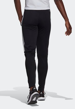 Pantalón Sudadera Negro-Blanco adidas Performance Aeroready Cut 3 Rayas