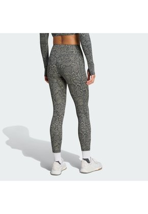 Licra Entrenamiento Verde Adidas 7/8 Optime Primelift Snake Mujer