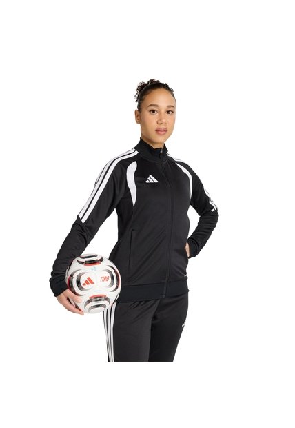 Chaqueta Fútbol Negra Adidas Tiro 26 League Mujer