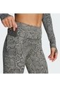 Licra Entrenamiento Verde Adidas 7/8 Optime Primelift Snake Mujer de adidas Performance