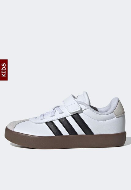 Tenis Lifestyle Blanco-Negro-Marrón adidas Sportswear VL Court 3.0