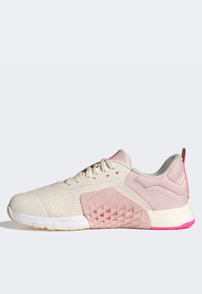 Tenis Training Beige-Rosa-Blanco adidas Performance Dropset 3