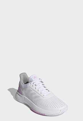 Tenis para Tennis Blanco-Plateado-Rosa adidas Performance Courtsmash
