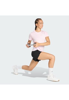 Camiseta Entrenamiento Rosa Adidas Train Essentials 3 Tiras Mujer