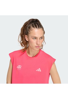 Camiseta Running Rosa Adidas Sin Mangas Adi365 Runners Mujer