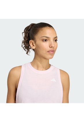 Camiseta Entrenamiento Rosa Adidas Sin Mangas Essentials Boxy Mujer