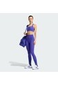 Leggings Entrenamiento Morado Adidas Largos Optime Workout Contour Mujer de adidas Performance