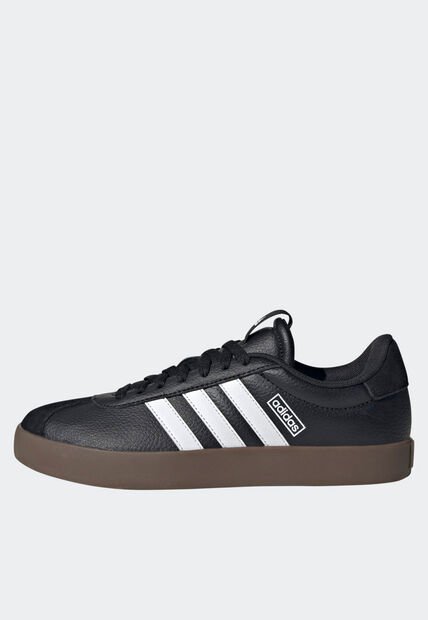 Tenis Skateboarding Negro-Blanco-Café adidas Performance VL Court 3.0 Low