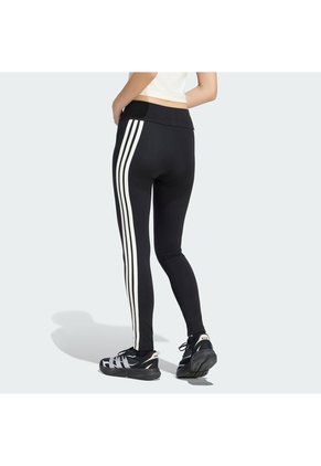 Licra Negra Adidas 3 Rayas Mujer