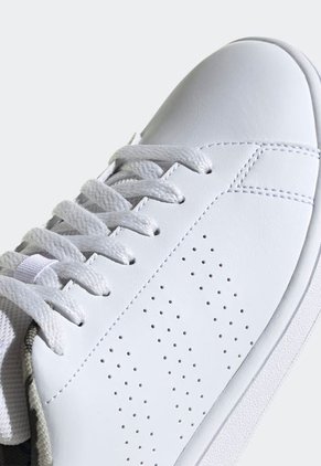 Tenis Lifestyle Blanco-Verde Oliva-Beige adidas Performance Advantage Base