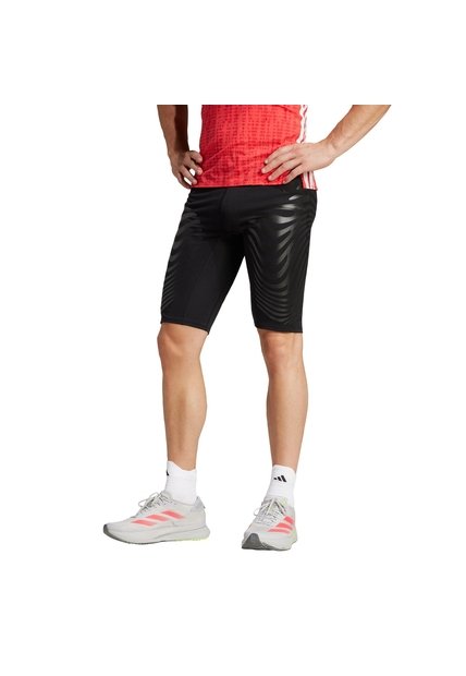 Licra Running Negra Adidas Cortas Adizero Control Running Hombre