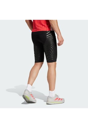 Licra Running Negra Adidas Cortas Adizero Control Running Hombre