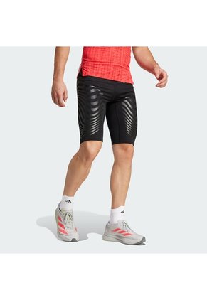 Licra Running Negra Adidas Cortas Adizero Control Running Hombre