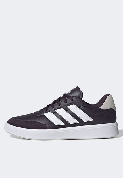 Tenis Lifestyle Negro-Blanco-Gris adidas Sportswear Courtblock
