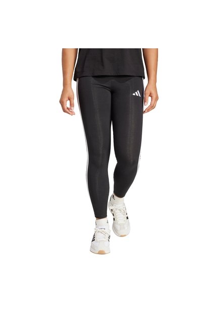 Licra Negra Adidas Essentials 3 Tiras Pretina Media Mujer