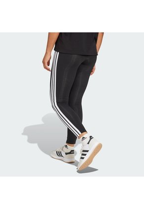 Licra Negra Adidas Essentials 3 Tiras Pretina Media Mujer