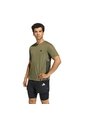 Camiseta Entrenamiento Verde Adidas Workout Essentials Base 3 Rayas Hombre de adidas Performance