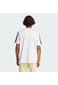 Camiseta Blanca Adidas Essentials 3 Rayas Tejido Jersey Hombre de adidas Performance