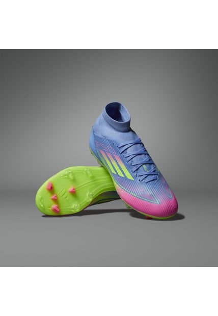 Adidas Performance Guayos Adidas Mujer F50 Mid League Terreno Firme Multiterreno- Azul- Multicolor Guayos Adidas Mujer F50 Mid League Terreno Firme Multiterreno- Azul- Multicolor