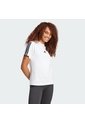 Camiseta Blanca Adidas Essentials 3 Rayas Mujer de adidas Performance