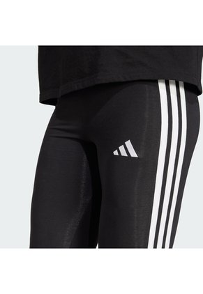 Licra Negra Adidas Essentials 3 Tiras Pretina Media Mujer