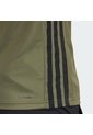 Camiseta Entrenamiento Verde Adidas Workout Essentials Base 3 Rayas Hombre de adidas Performance