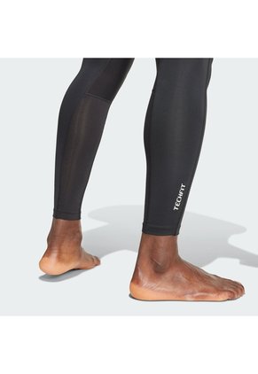 Licra Entrenamiento Negra Adidas Largas Techfit Compression Hombre