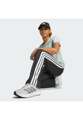 Licra Entrenamiento Negra Adidas Train Essentials 3 Rayas Niñas