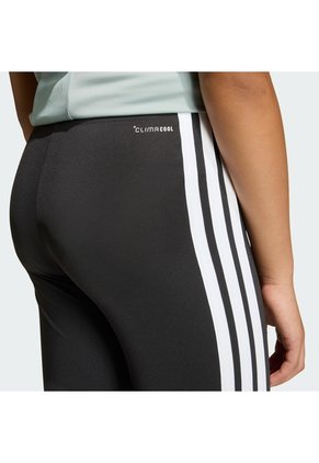 Licra Entrenamiento Negra Adidas Train Essentials 3 Rayas Niñas