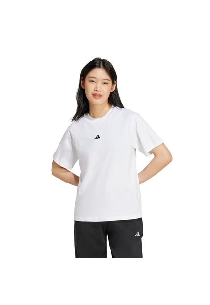 Camiseta Blanca Adidas Essentials Mujer
